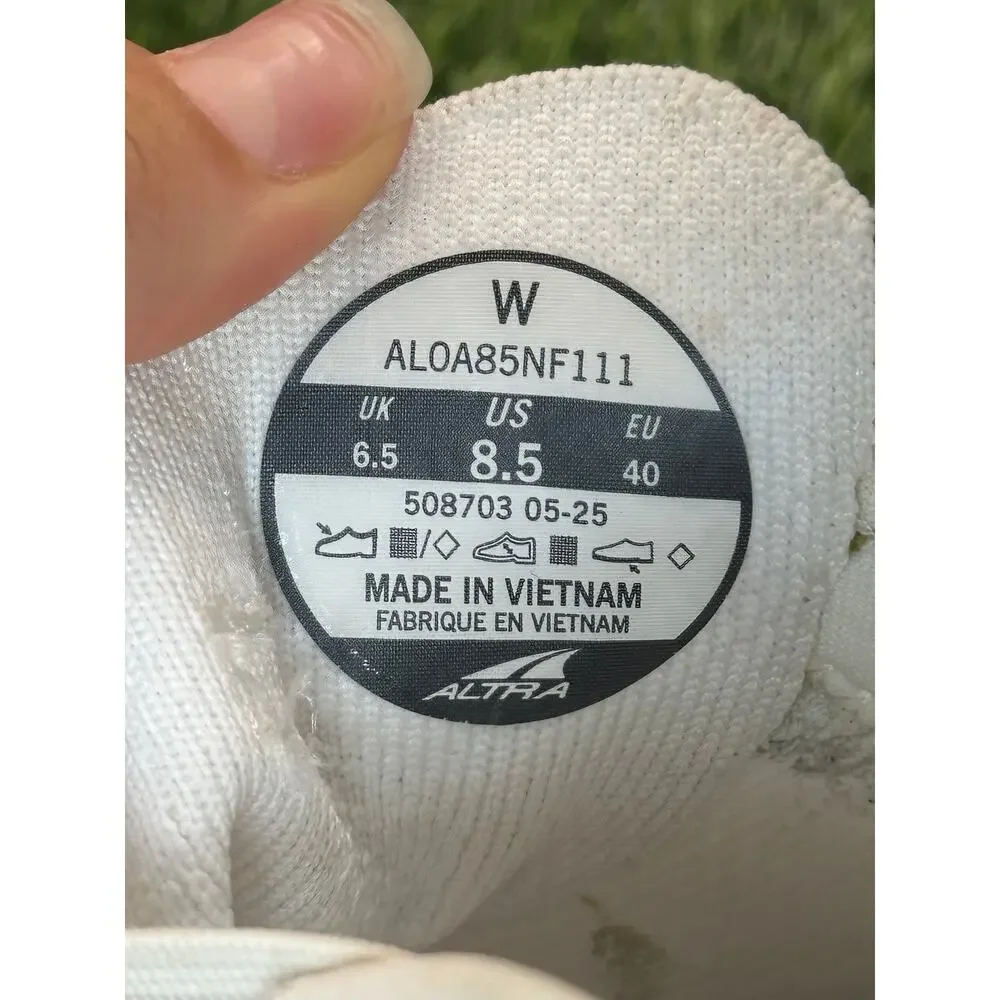Altra Escalante 4 AL0A85NF111 Athletic Sneaker Women's 8.5 White Knit Training